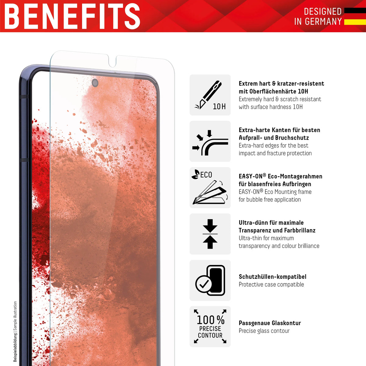 Displex Real Glass Samsung Galaxy S22 5G - Essentify