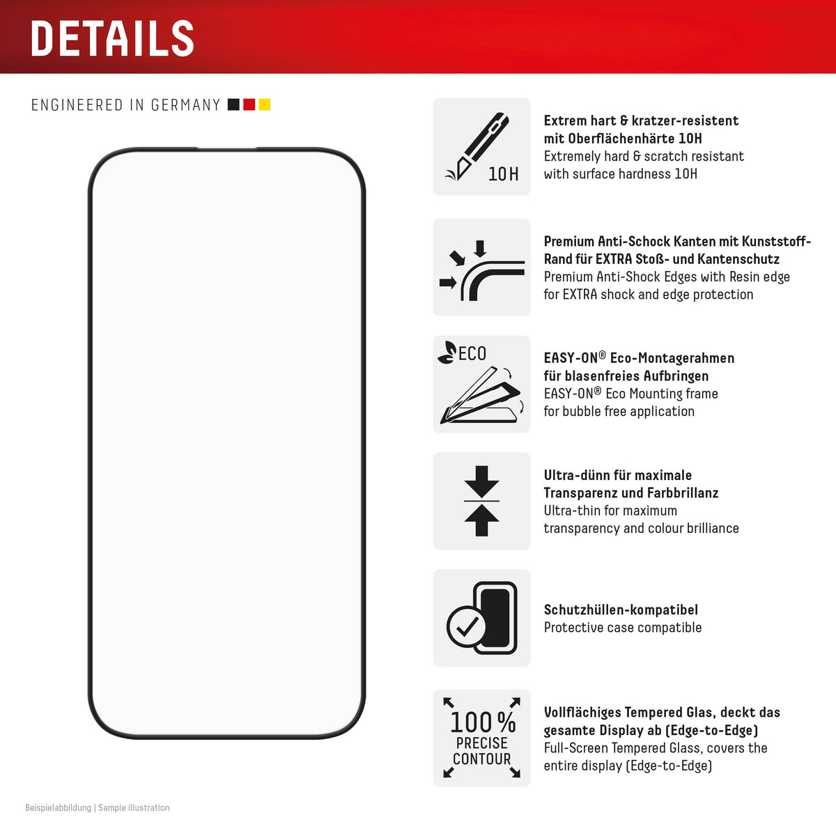 Displex Real Glass Fc Apple Iphone 16