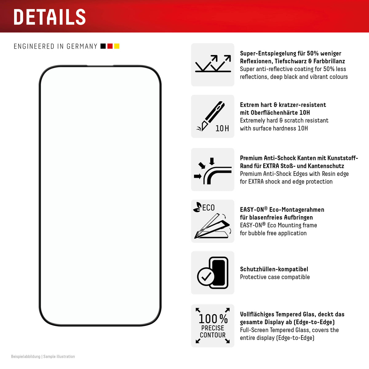 Displex Real Glass Fc Apple Iphone 16 Pro