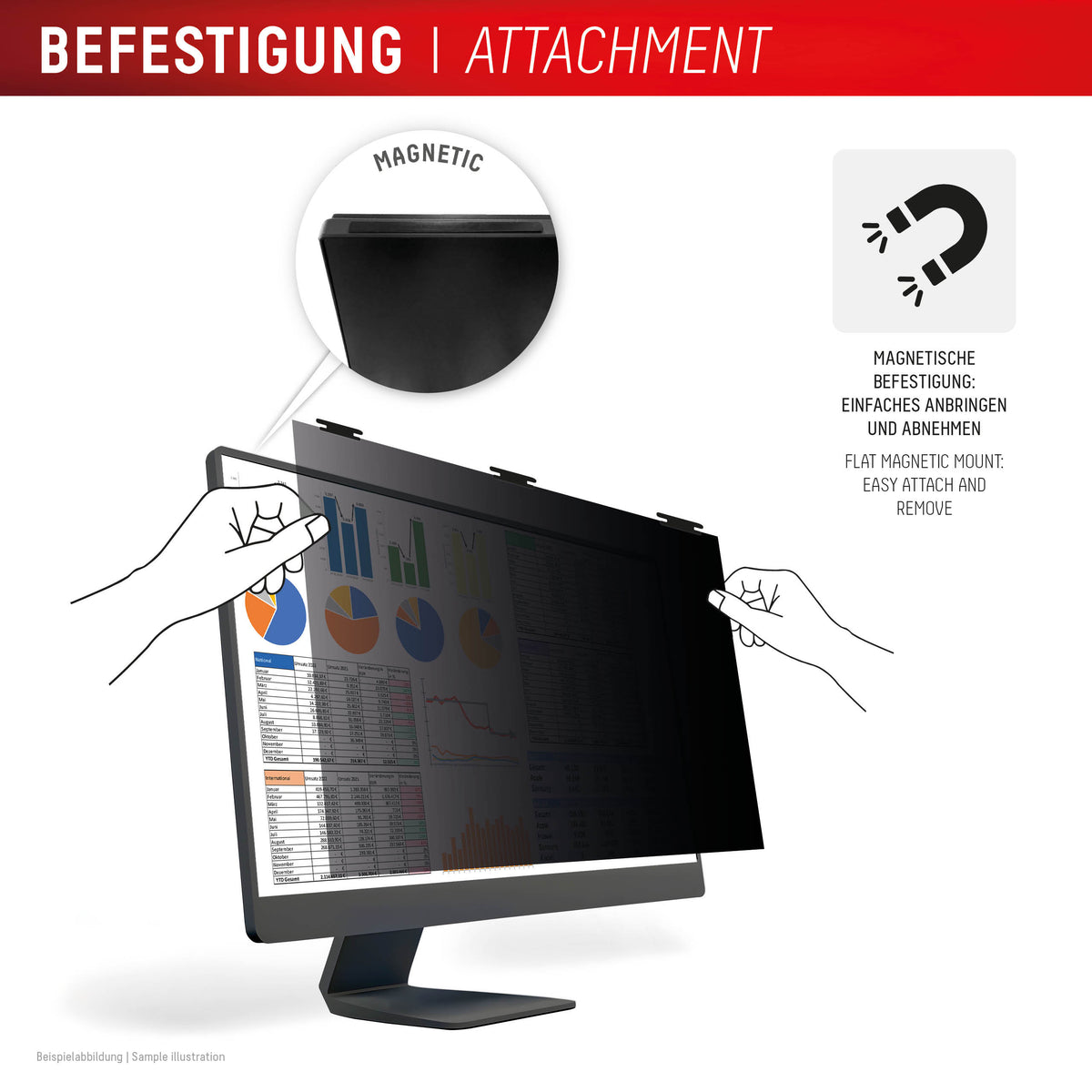 Displex Privacy Safe Desktop Uni 27Inch (16:9)
