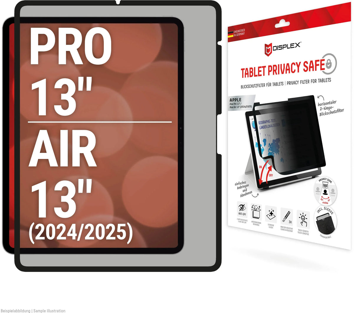 Displex Privacy Safe Tablet Apple Ipad Air 13 (2024/2025)/Ipad Pro 13 (2024) - Essentify