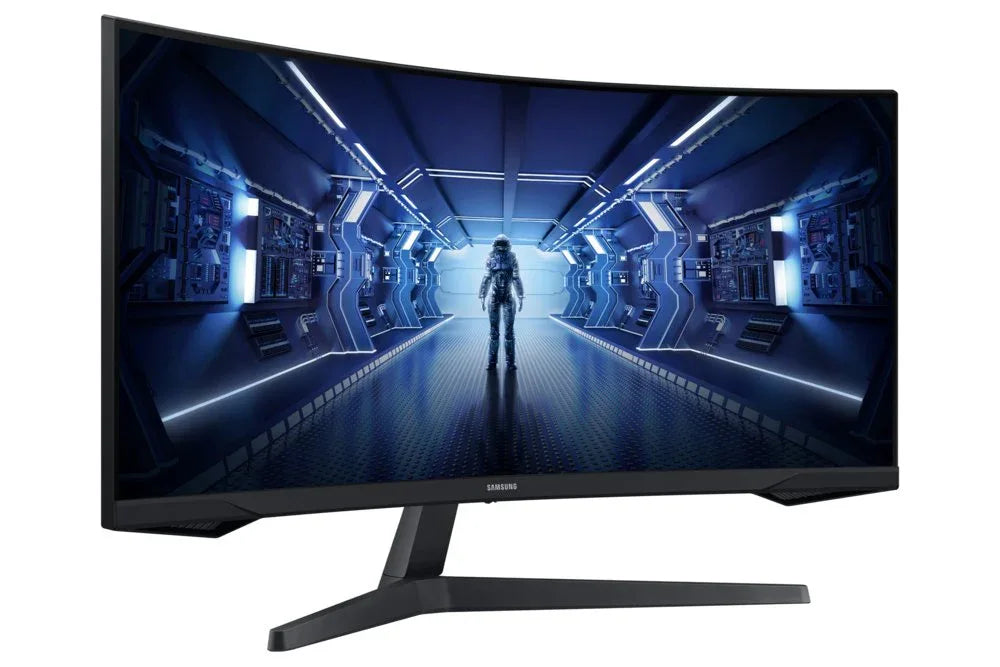 Samsung Odyssey C34G55TWWP 34" | 3440 x 1440 VA | 165Hz | Curved Gaming Monitor - Essentify