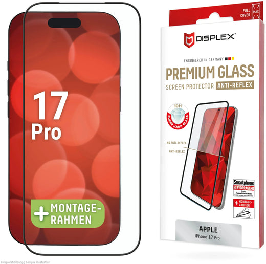 Displex Premium Glass Full Cover Anti-Reflex Iphone 17 Pro - Essentify