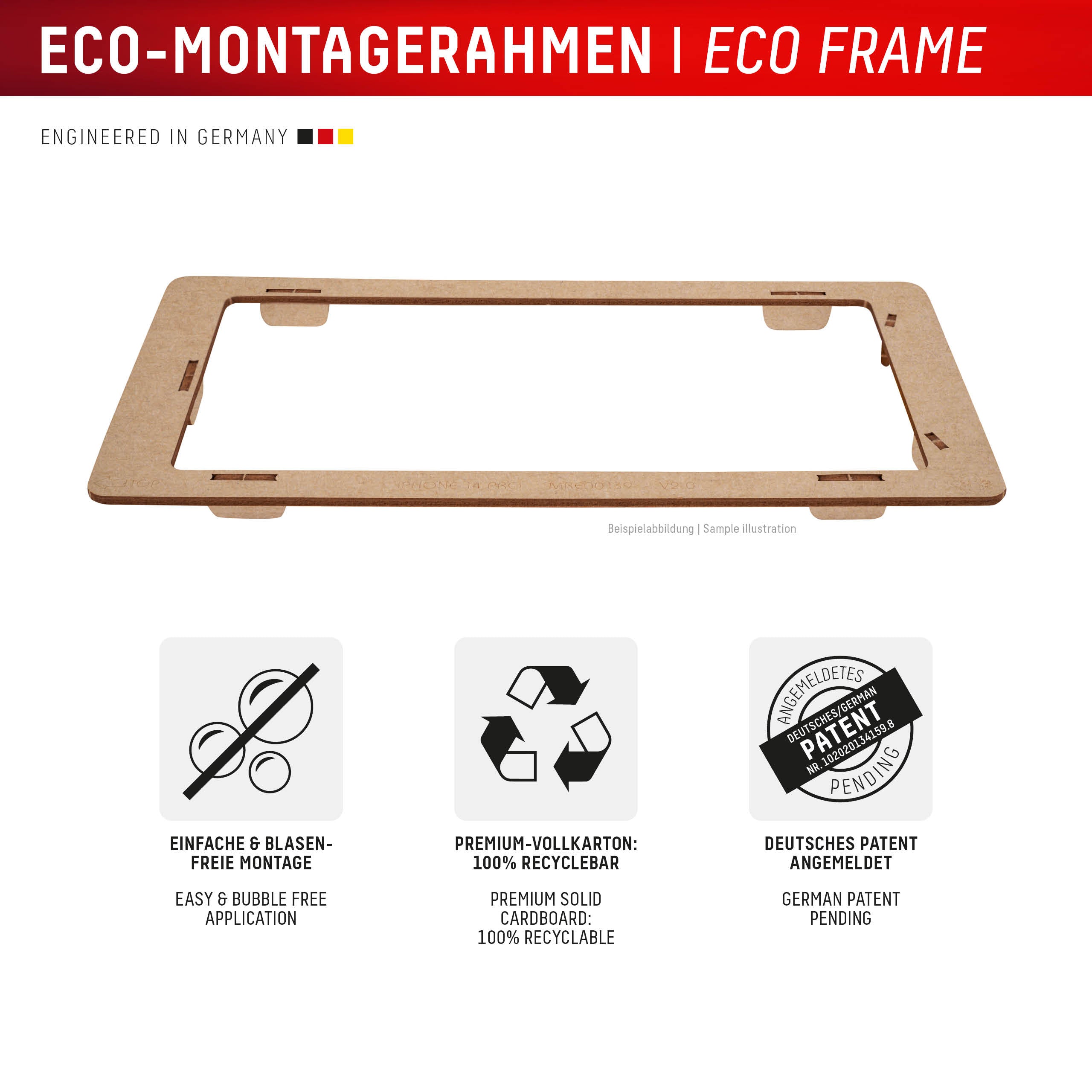 Displex Premium Glass Full Cover Anti-Reflex Iphone 17 Pro