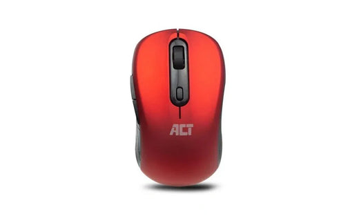 ACT AC5135 | Draadloze Muis | Links- en Rechtshandig | RF | 1600 DPI | Rood/Zwart - Essentify