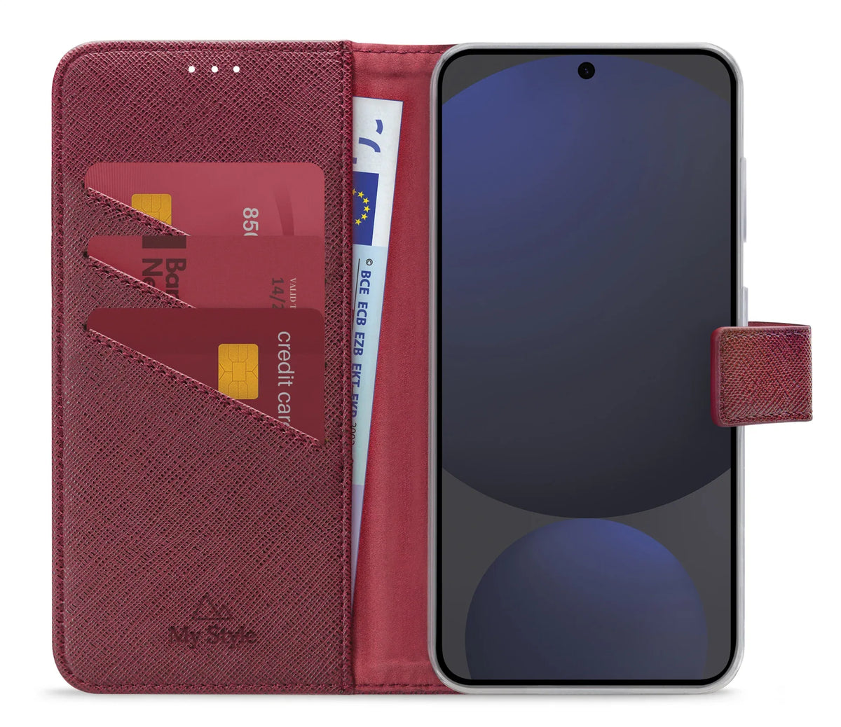 My Style Flex Wallet For Samsung Galaxy S24 Fe 5G Bordeaux - Essentify