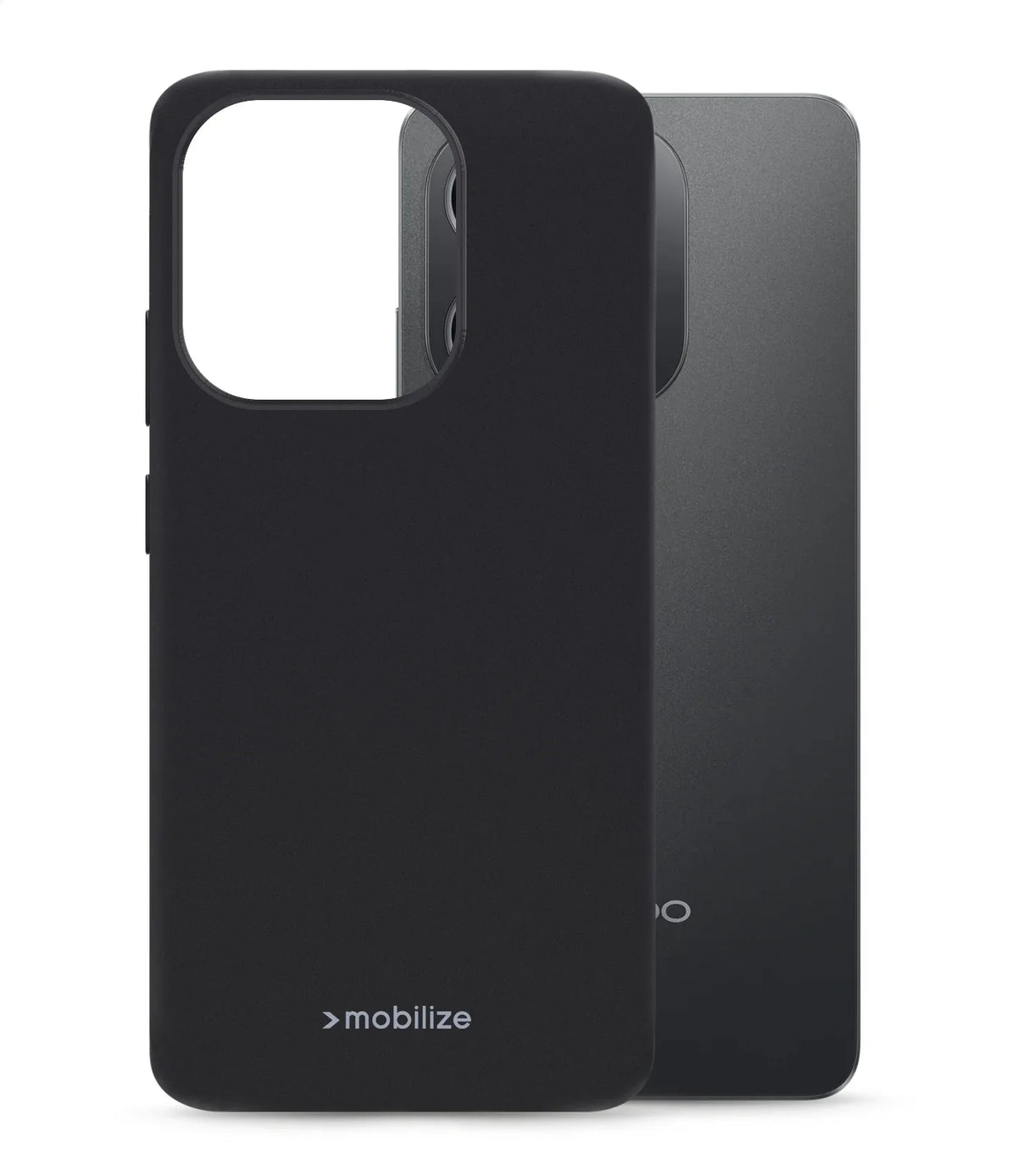 Mobilize Rubber Gelly Case Oppo A40/A40M/A60 5G Matt Black - Essentify