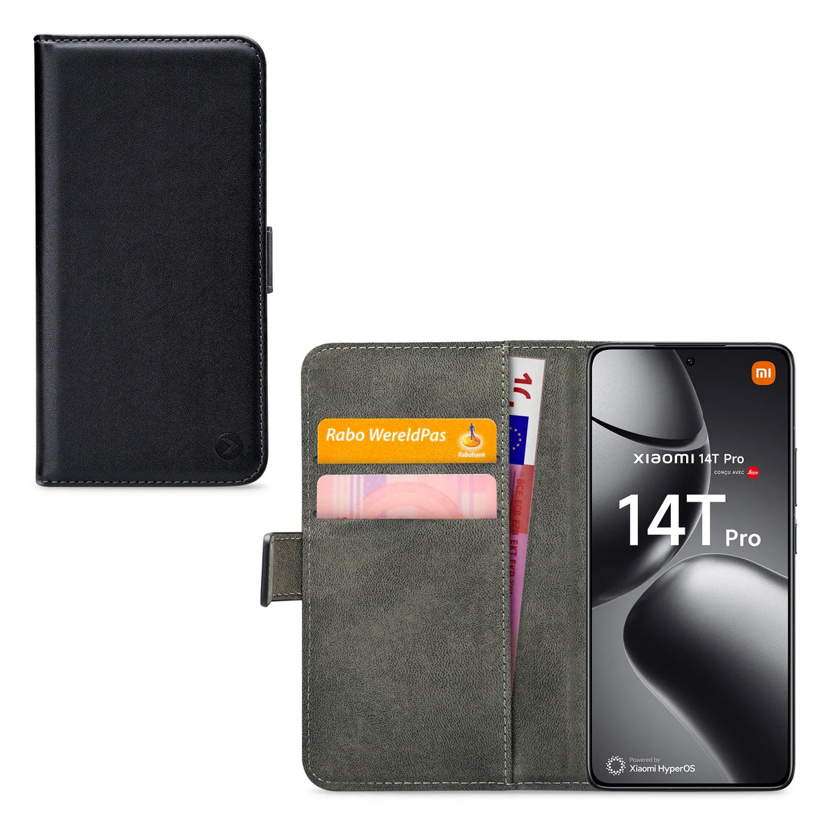 Mobilize Classic Gelly Wallet Book Case Xiaomi 14T Pro Black - Essentify