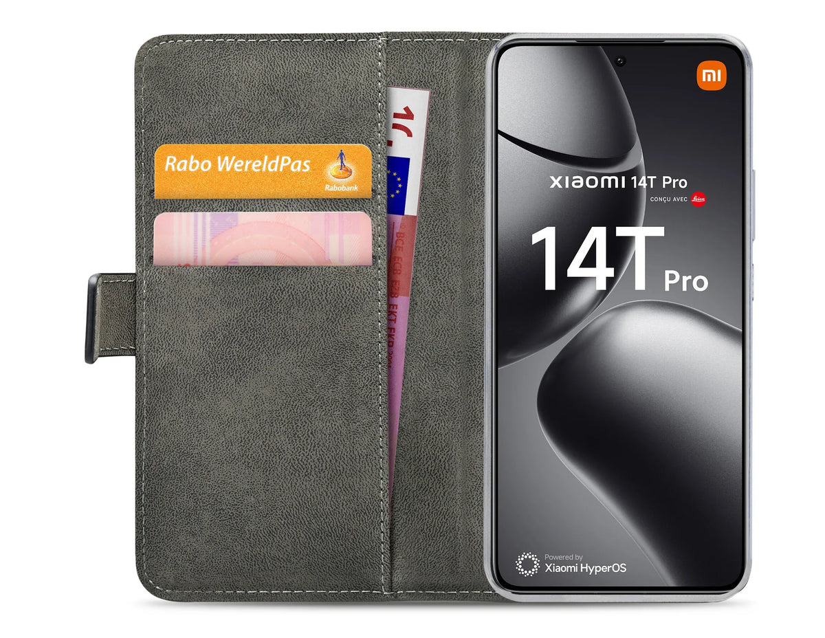 Mobilize Classic Gelly Wallet Book Case Xiaomi 14T Pro Black - Essentify