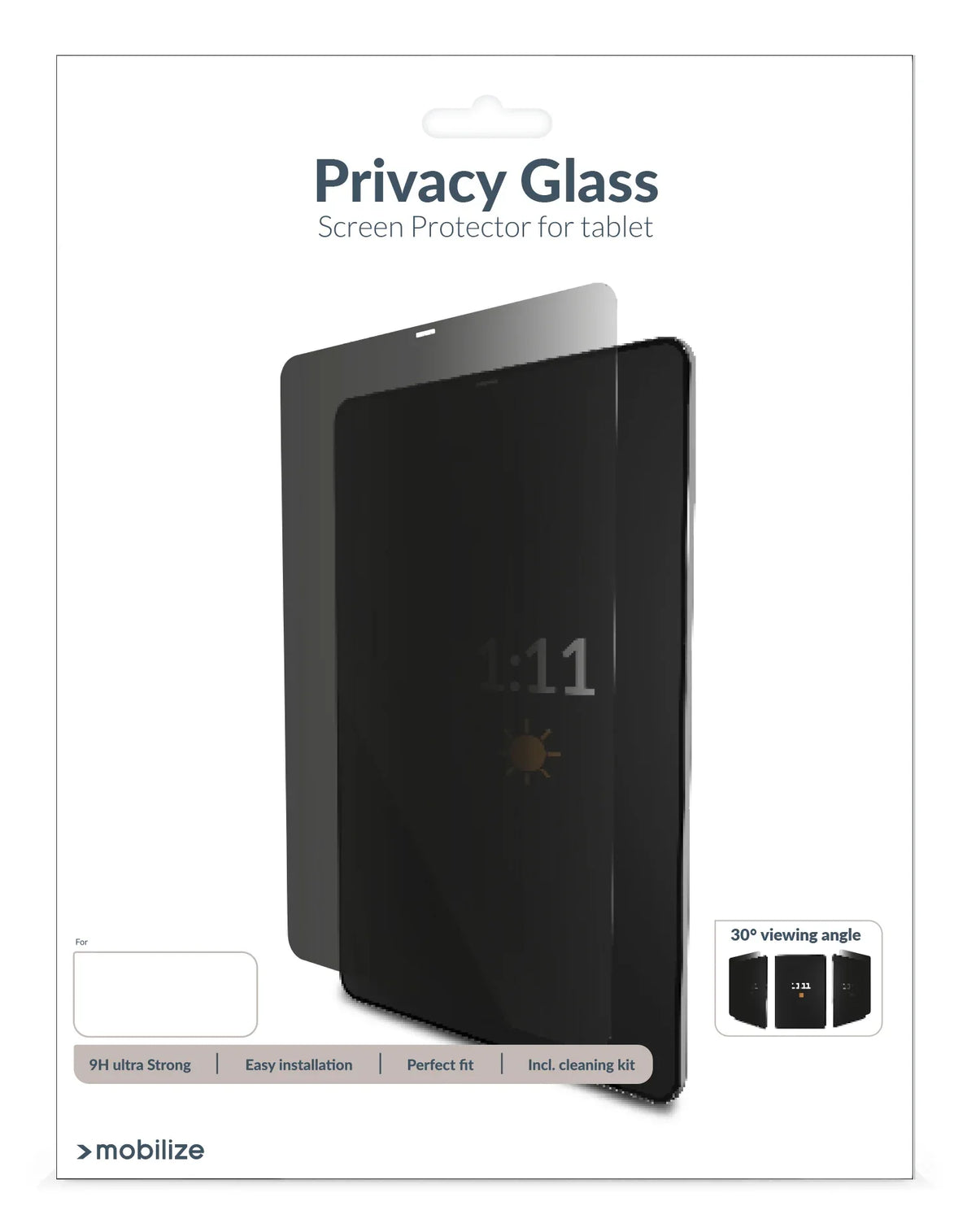 Mobilize Privacy Glass Screen Protector For Apple Ipad 10.9 (2022)/Ipad 11 (2025) - Essentify