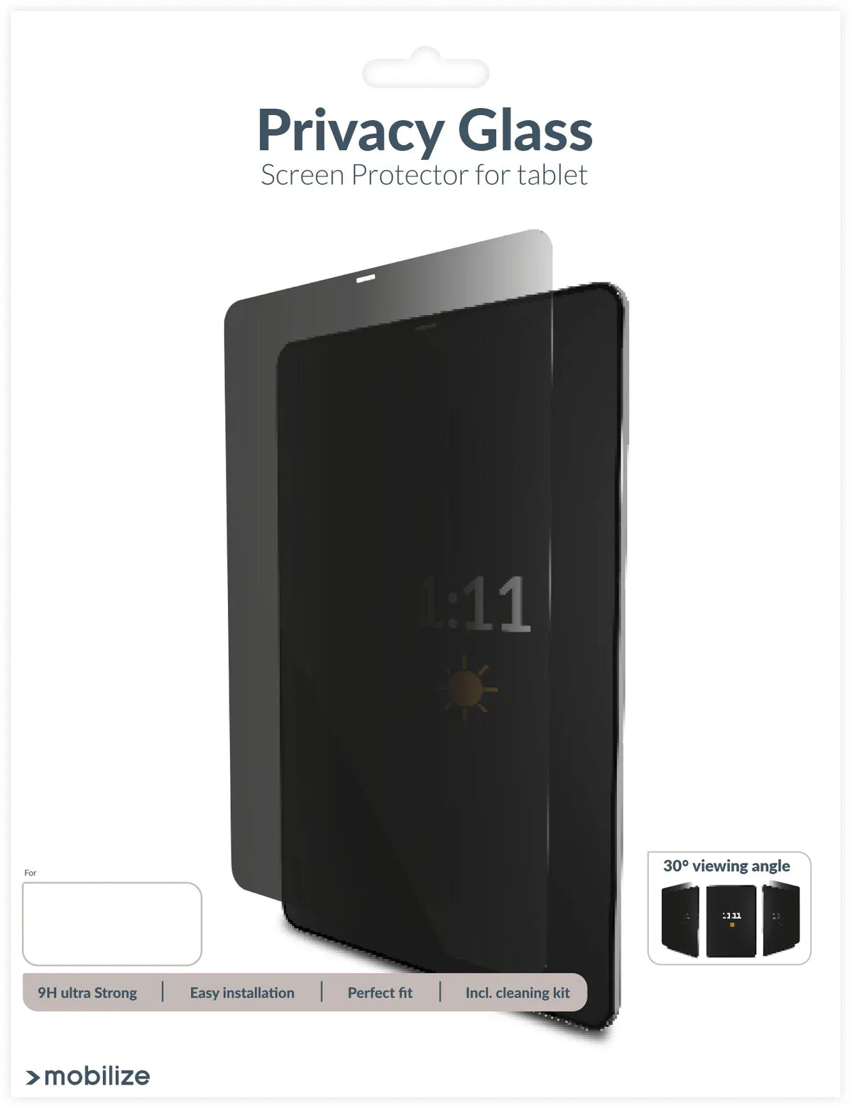 Mobilize Privacy Glass Screen Protector For Apple Ipad Pro 13 (2024) - Essentify