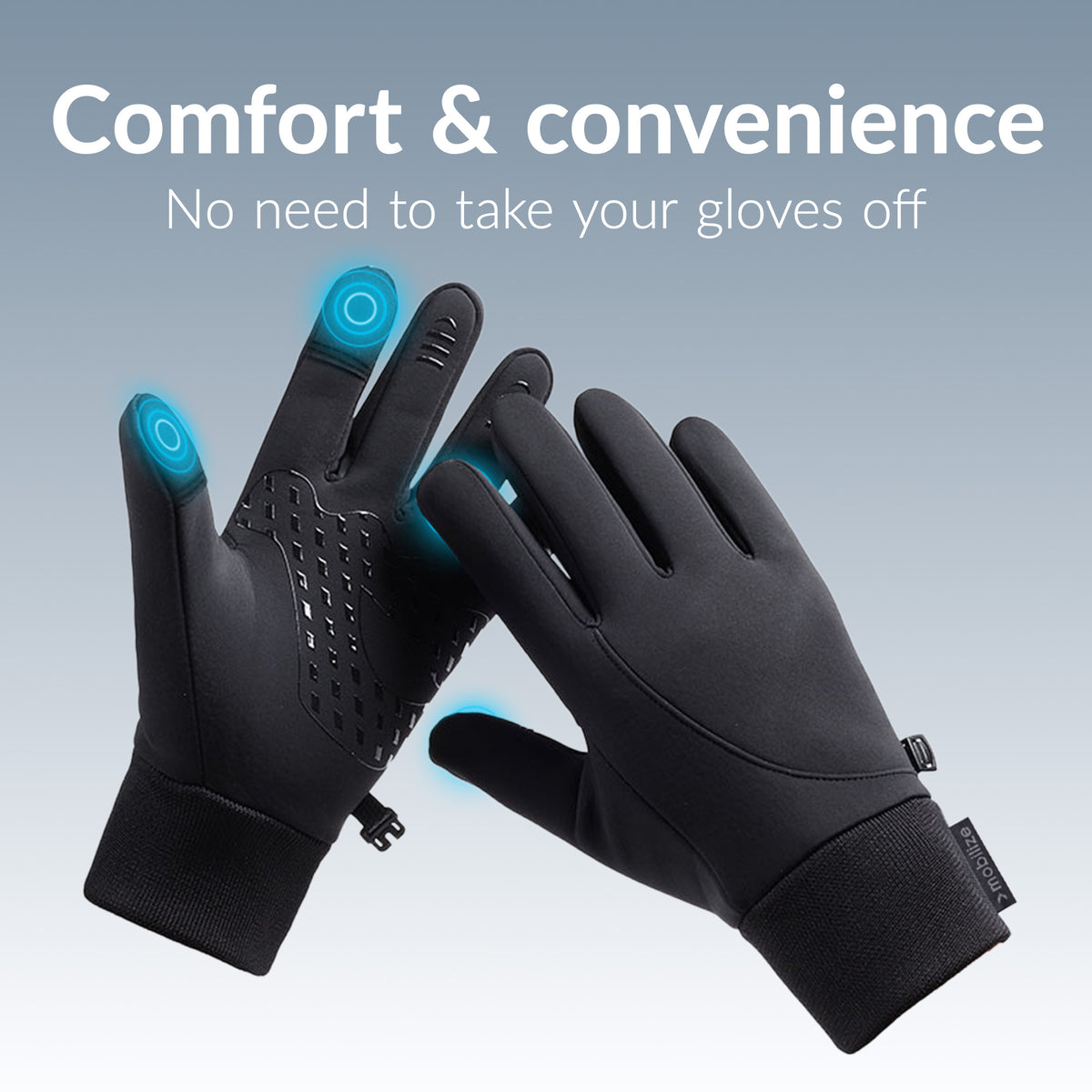 Mobilize Smart Winter Gloves (Xl) Black