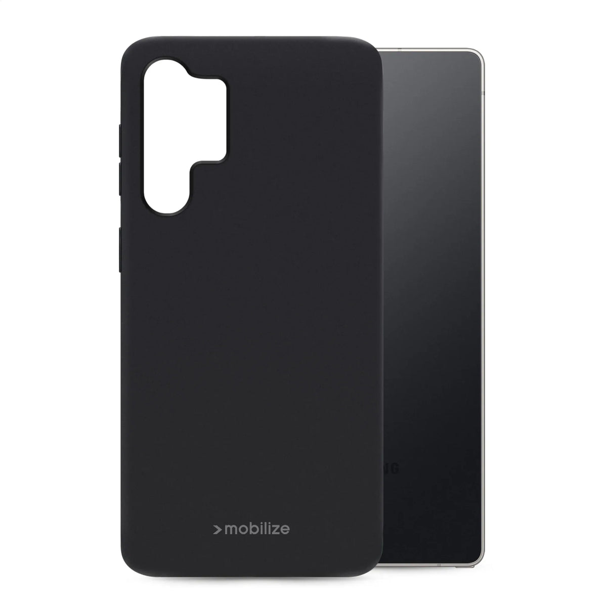 Mobilize Rubber Gelly Case Samsung Galaxy S25 Ultra 5G Matt Black - Essentify