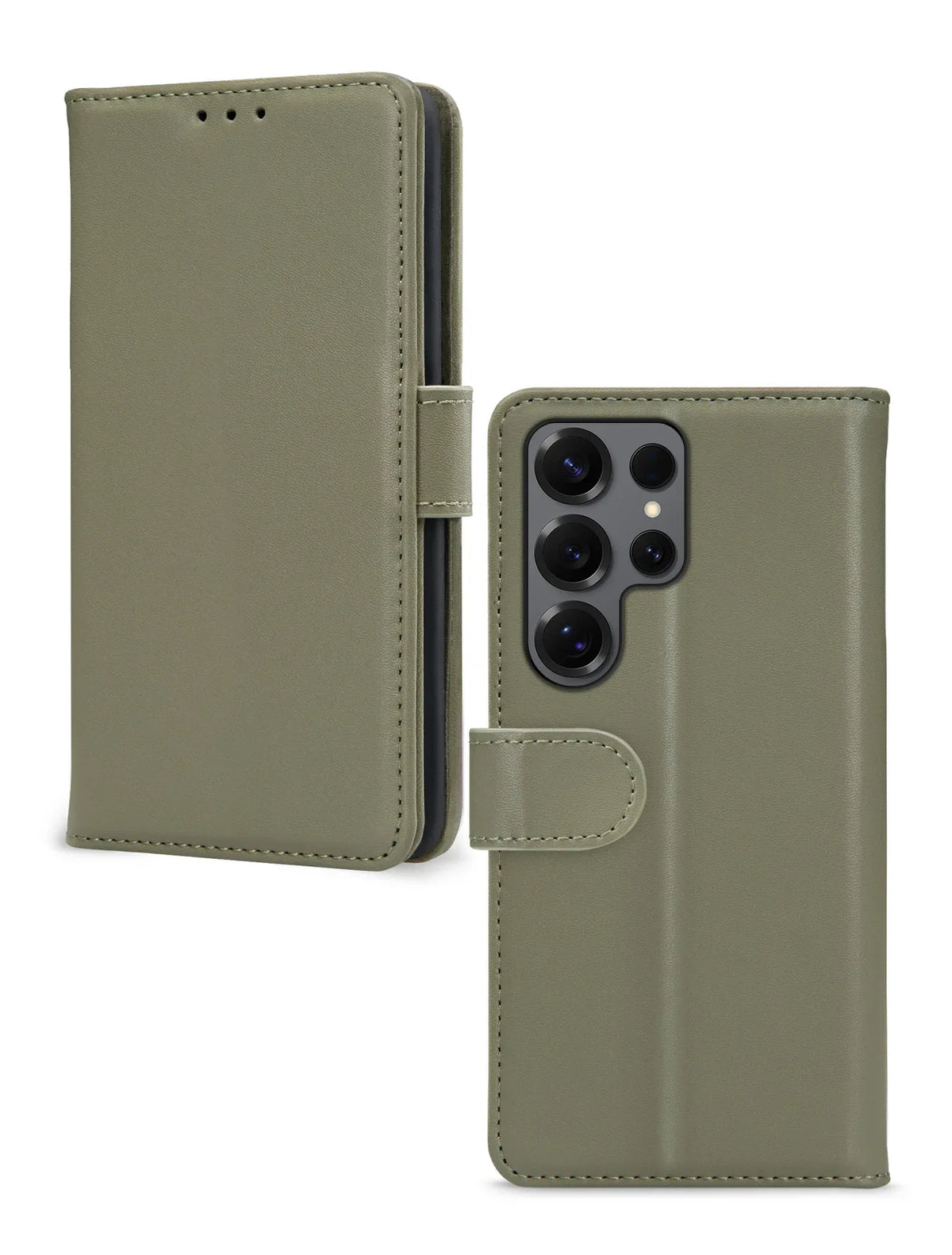 Mobilize Premium Gelly Wallet Book Case Samsung Galaxy S25 Ultra 5G Green - Essentify
