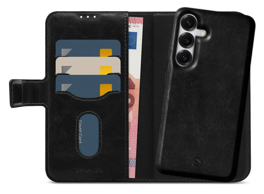 Mobilize 2In1 Magsafe Compatible Gelly Wallet Case Samsung Galaxy S25 5G Black - Essentify