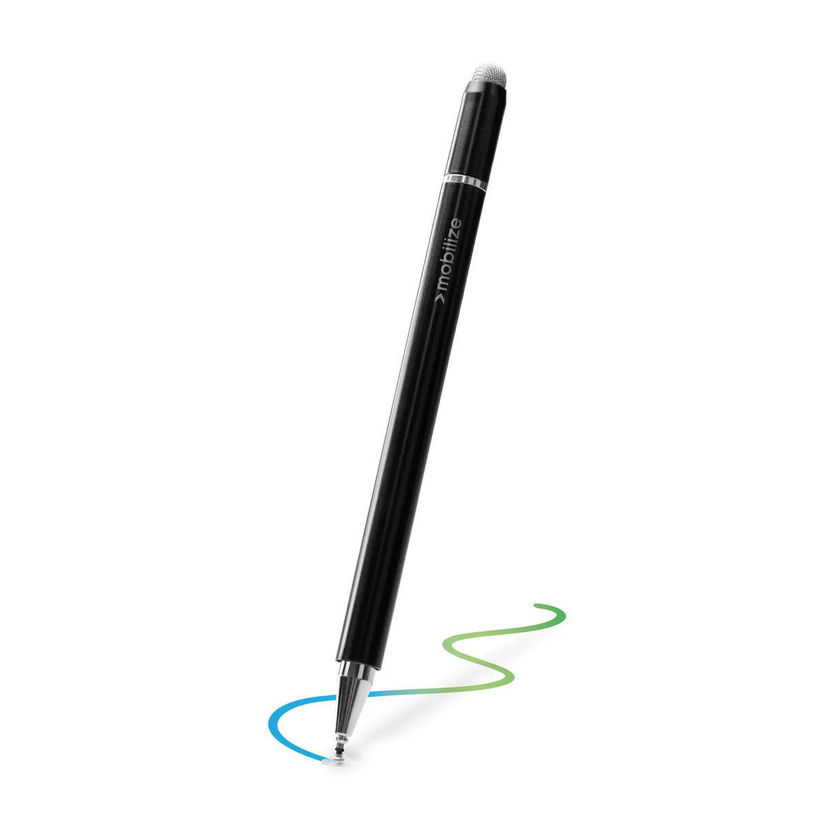Mobilize High Sensitive 2In1 Capacitive Stylus Pen Black - Essentify