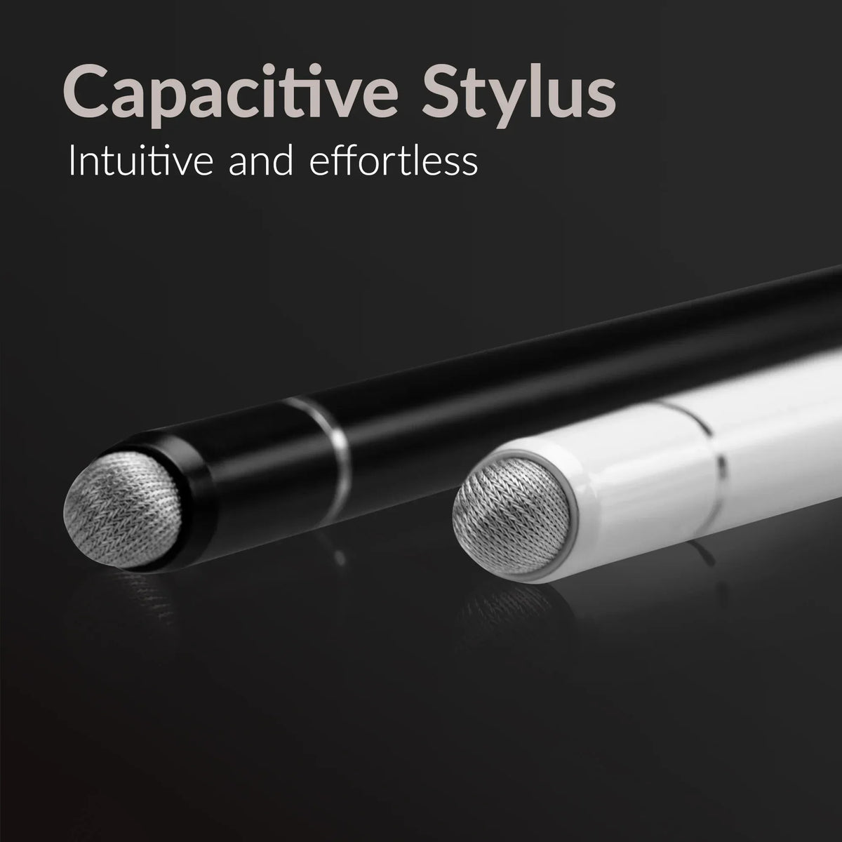 Mobilize High Sensitive 2In1 Capacitive Stylus Pen White - Essentify