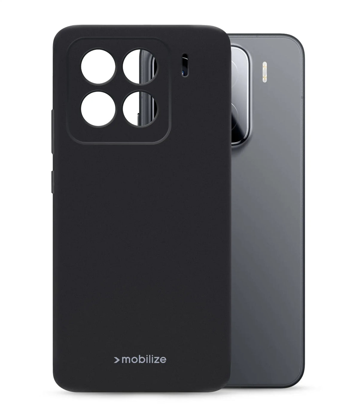 Mobilize Rubber Gelly Case Xiaomi 15 Matt Black - Essentify