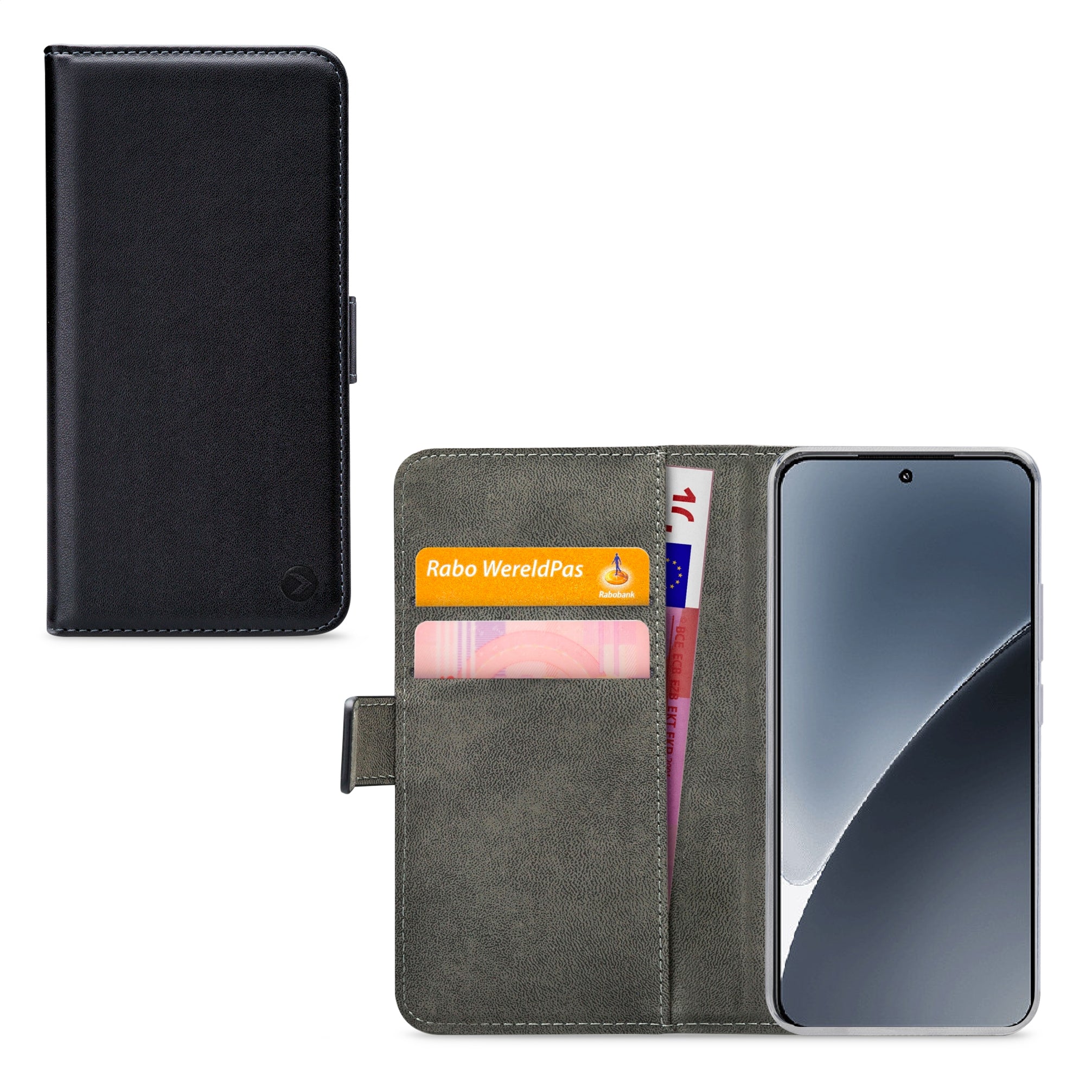 Mobilize Classic Gelly Wallet Book Case Xiaomi 15 Black