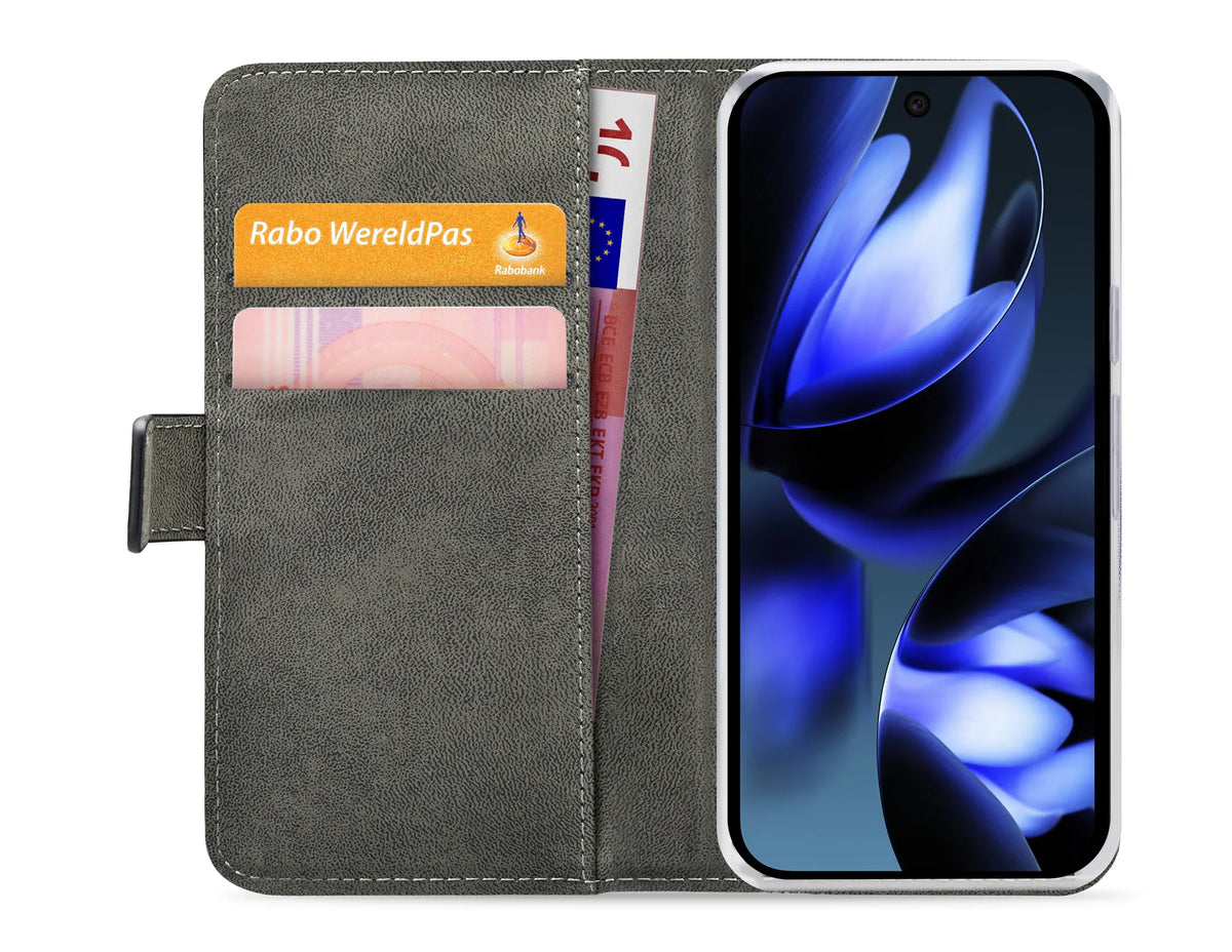 Mobilize Classic Gelly Wallet Book Case Google Pixel 9A Black - Essentify