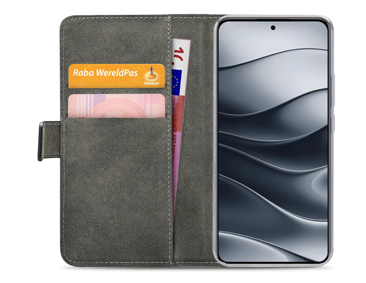 Mobilize Classic Gelly Wallet Book Case Xiaomi Redmi Note 14 5G Black - Essentify
