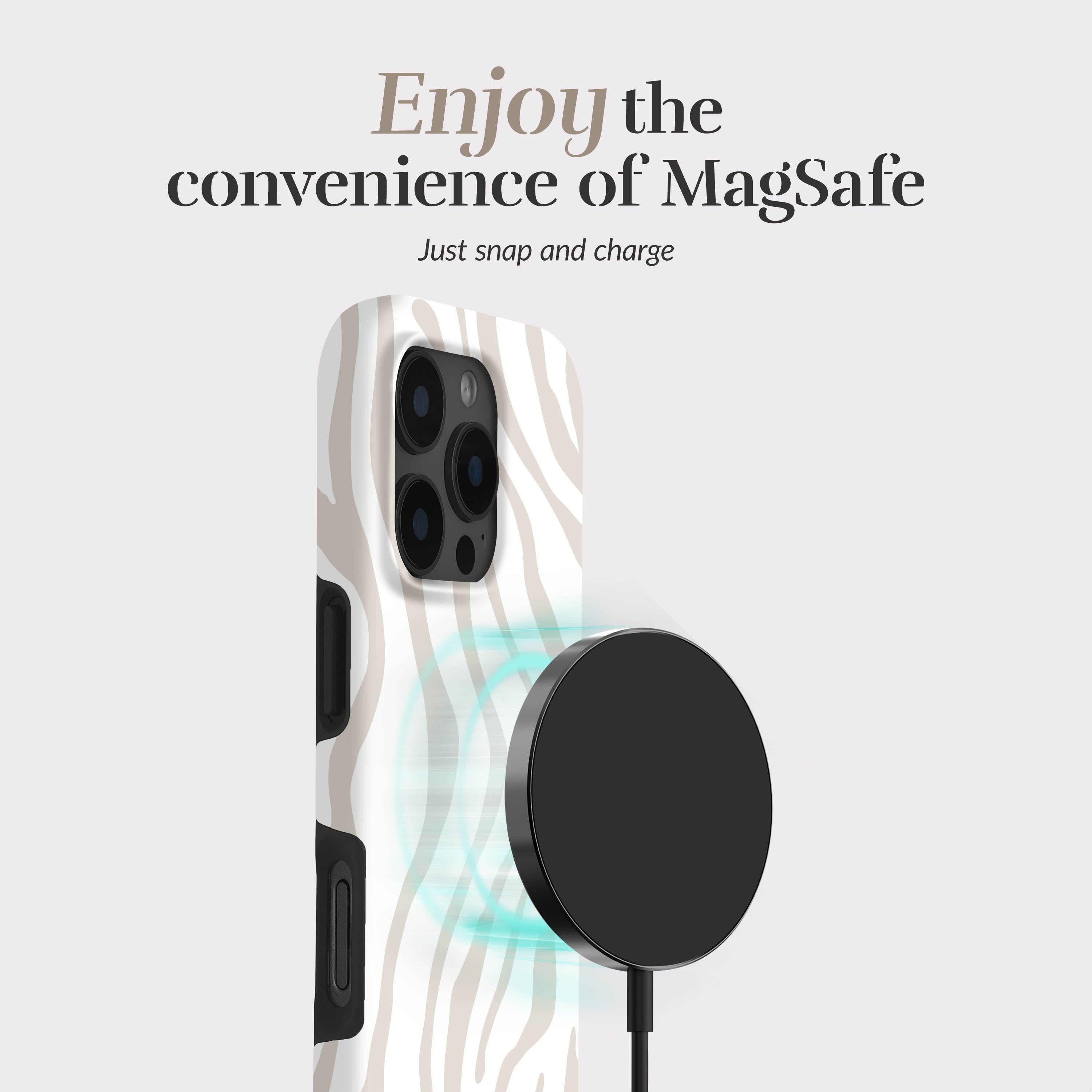 Mio By Mobilize Mio Sandy Zebra Magsafe Compatible For Iphone 16 Pro Max