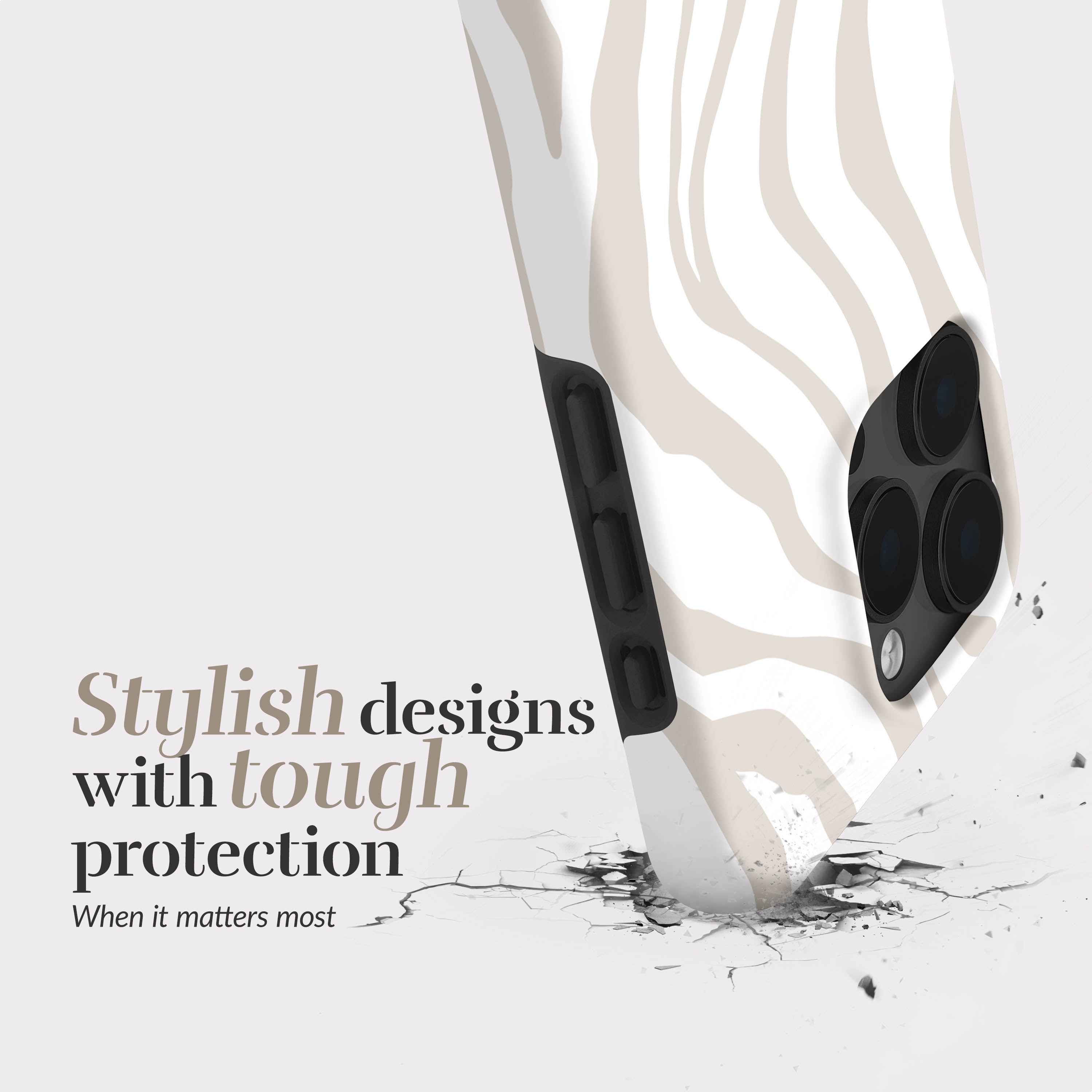 Mio By Mobilize Mio Sandy Zebra Magsafe Compatible For Iphone 16 Pro Max