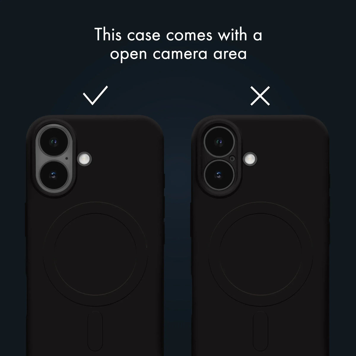 My Style Protective Flex Magsafe Compatible Case For Apple Iphone 13/14/15 Black - Essentify