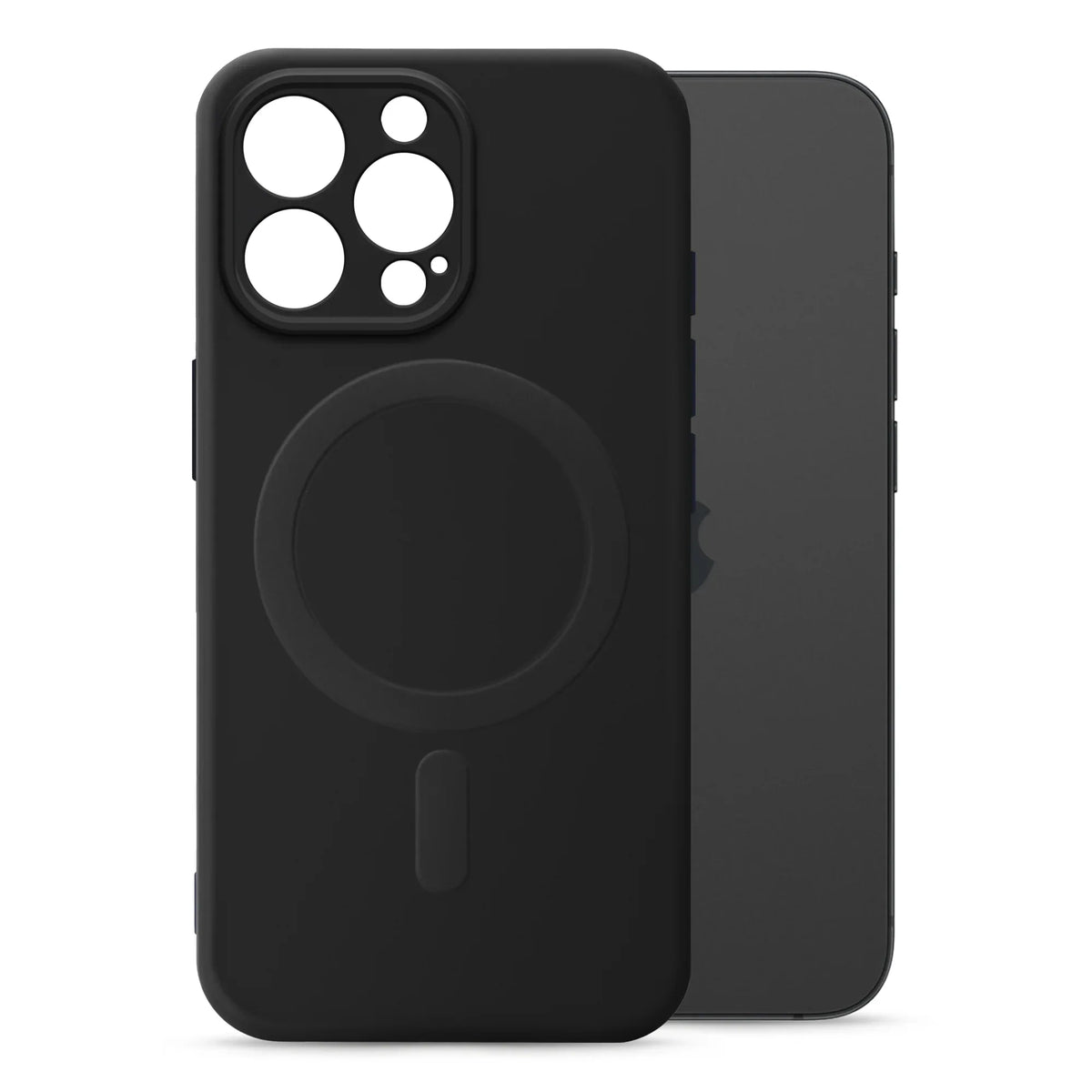 My Style Protective Flex Magsafe Compatible Case For Apple Iphone 15 Pro Black - Essentify