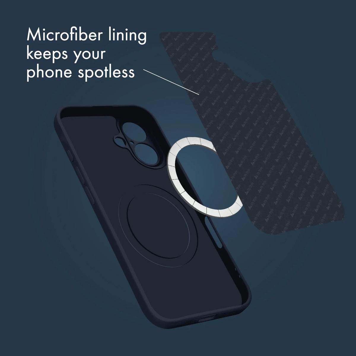 My Style Protective Flex Magsafe Compatible Case For Apple Iphone 15 Pro Midnight Blue - Essentify