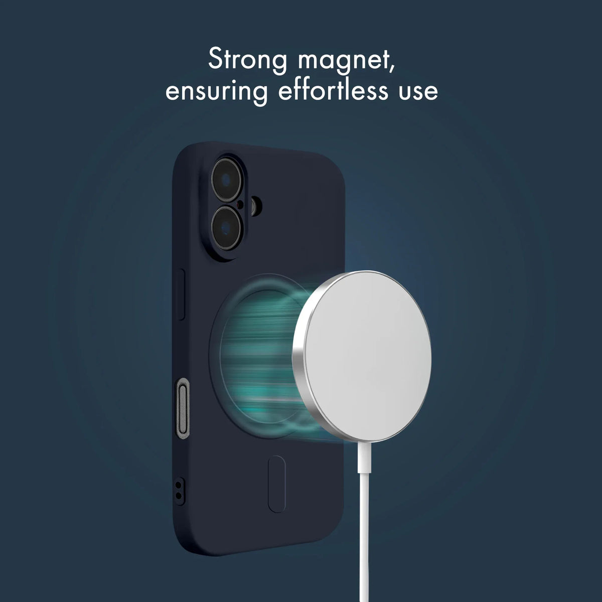 My Style Protective Flex Magsafe Compatible Case For Apple Iphone 15 Pro Midnight Blue - Essentify