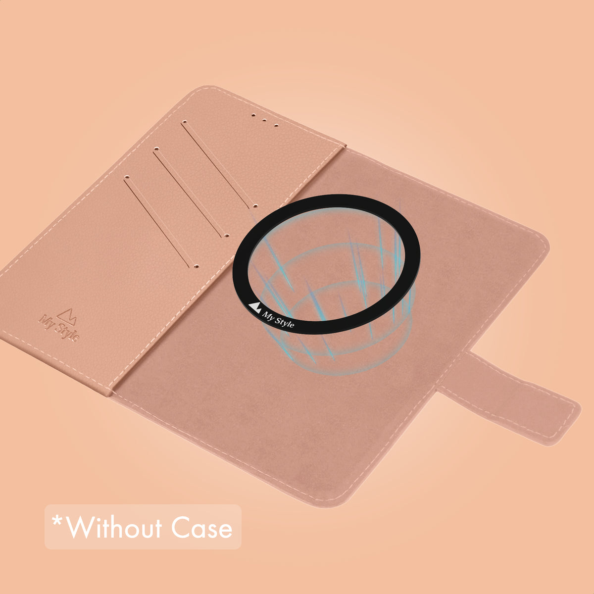 My Style Universal Magsafe Compatible Wallet - Soft Pink 4.7" (Without Case)