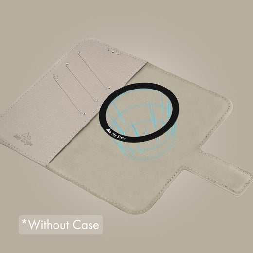 My Style Universal Magsafe Compatible Wallet - Warm Grey 4.7" (Without Case)