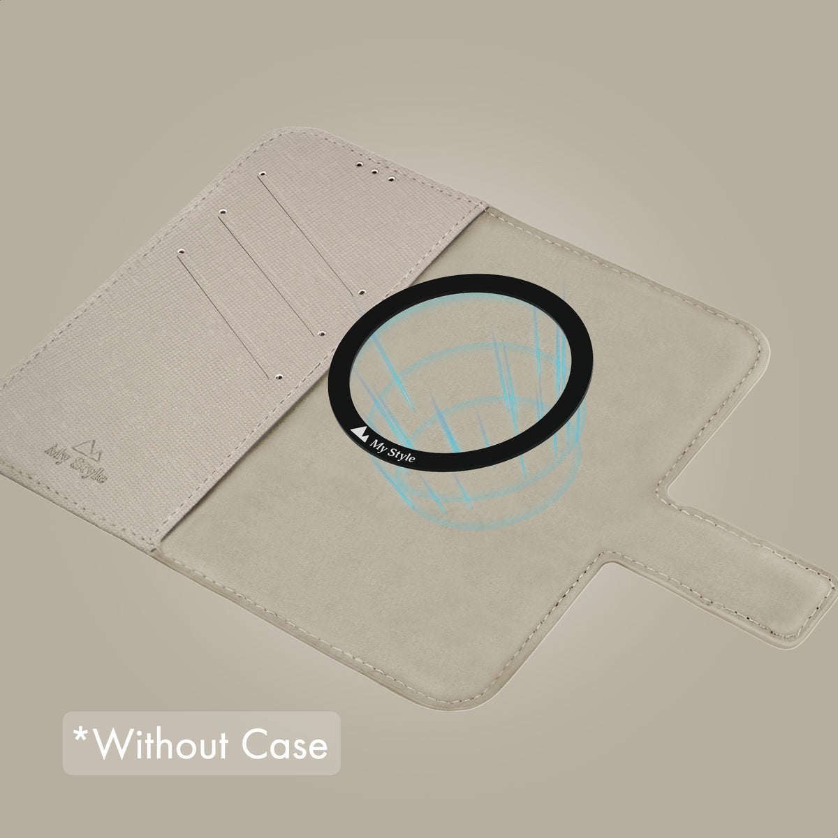My Style Universal Magsafe Compatible Wallet - Warm Grey 4.7" (Without Case)