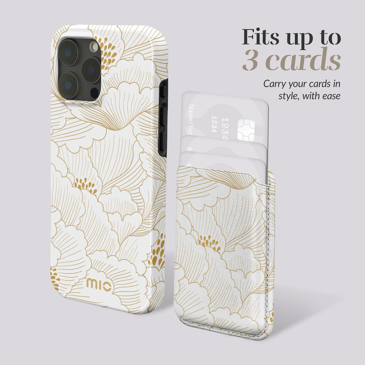 Mio By Mobilize Mio Roses Magsafe Compatible White Card Holder - Essentify