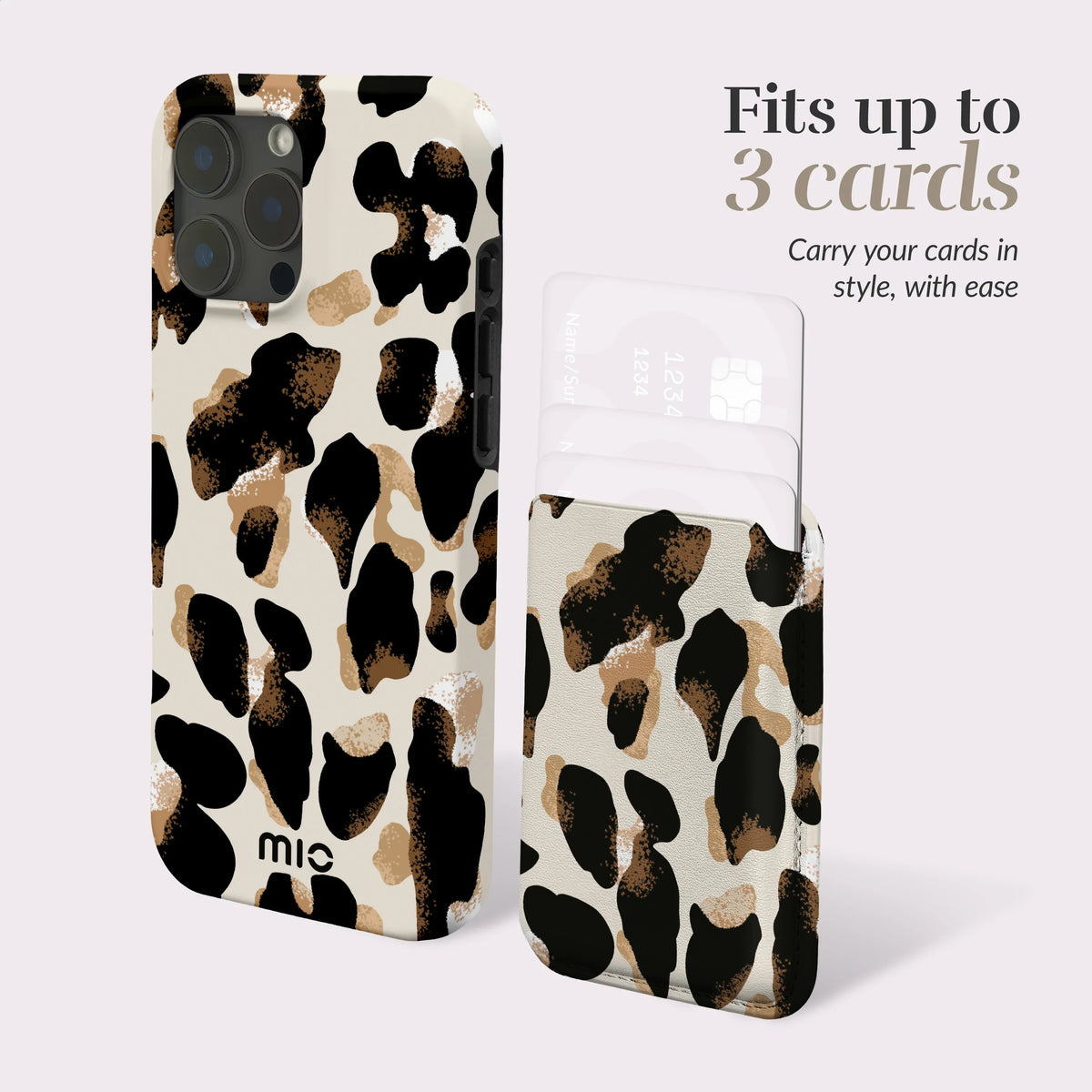 Mio By Mobilize Mio Leopard Magsafe Compatible Card Holder - Essentify