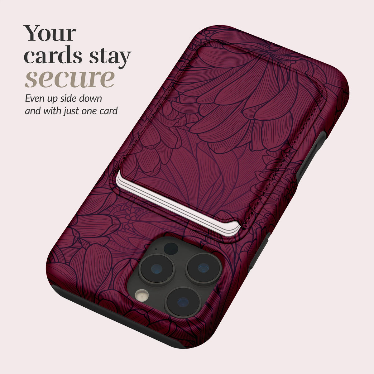 Mio By Mobilize Mio Berry Blooms Magsafe Compatible Card Holder - Essentify