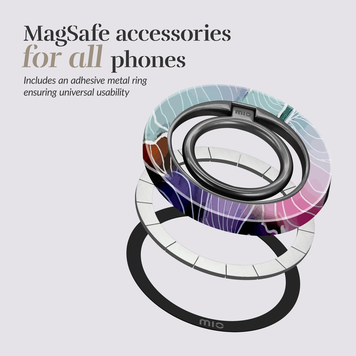 Mio By Mobilize Mio Flowers Magsafe Compatible Ring Holder - Essentify