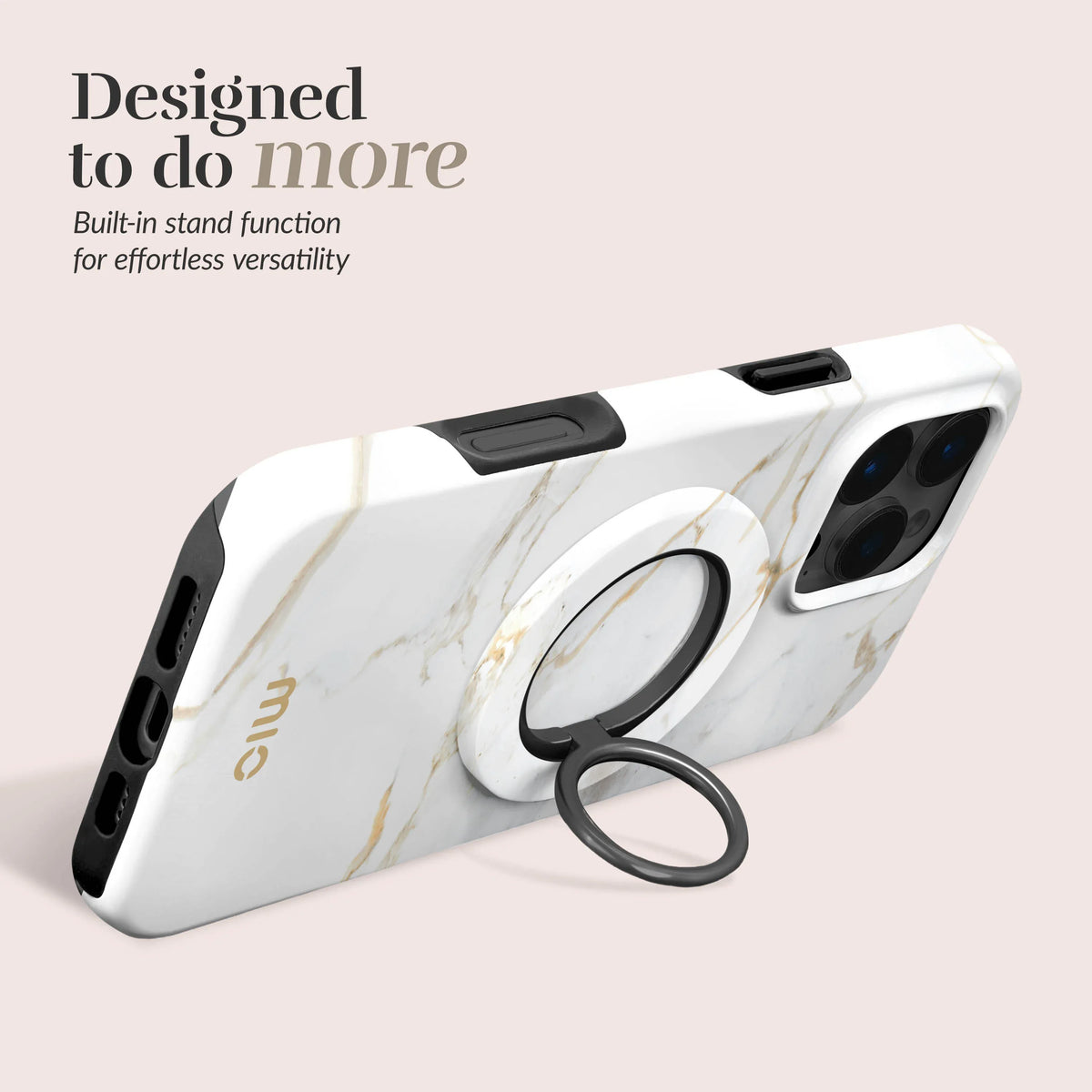 Mio By Mobilize Mio White Marble Magsafe Compatible Ring Holder - Essentify