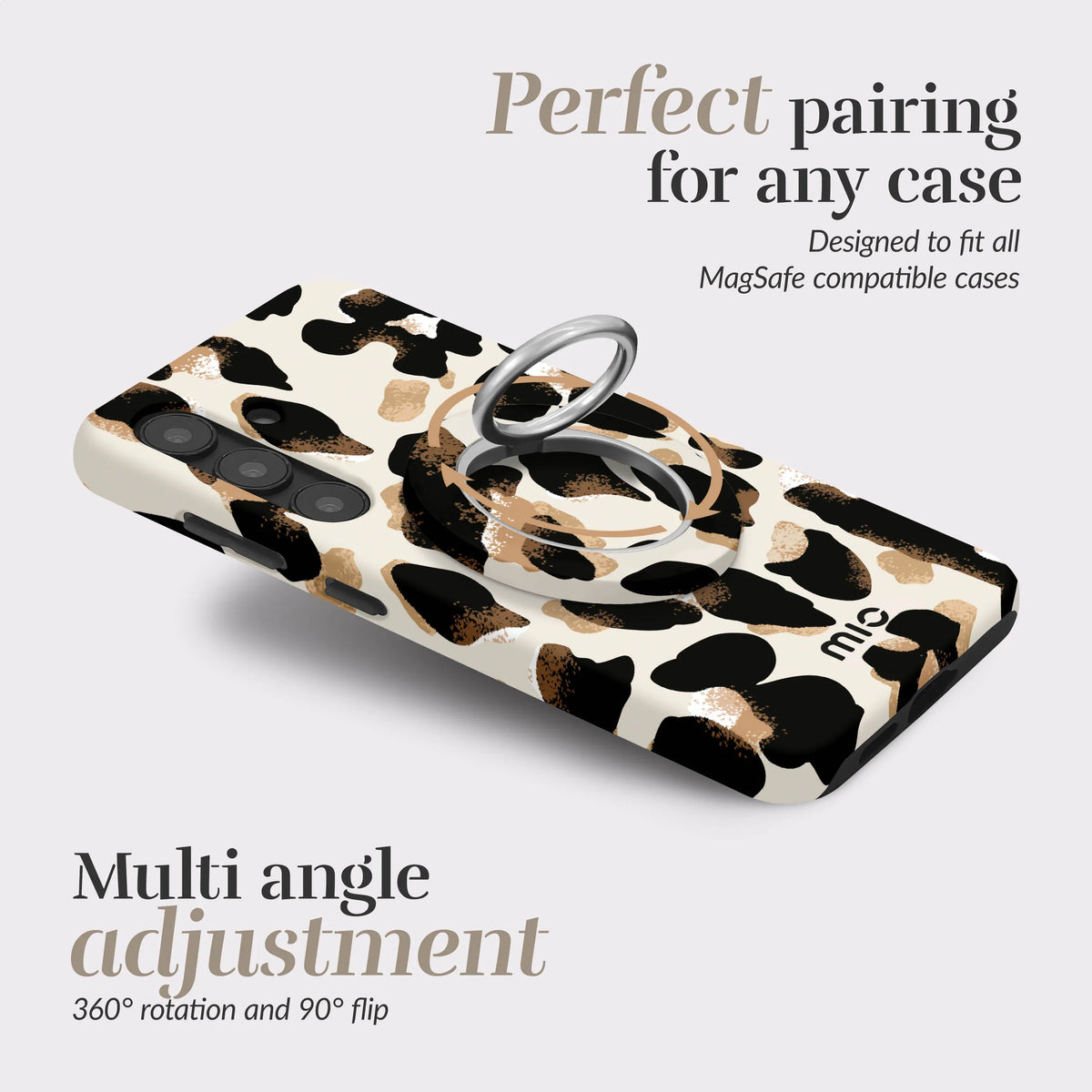 Mio By Mobilize Mio Leopard Magsafe Compatible Ring Holder - Essentify