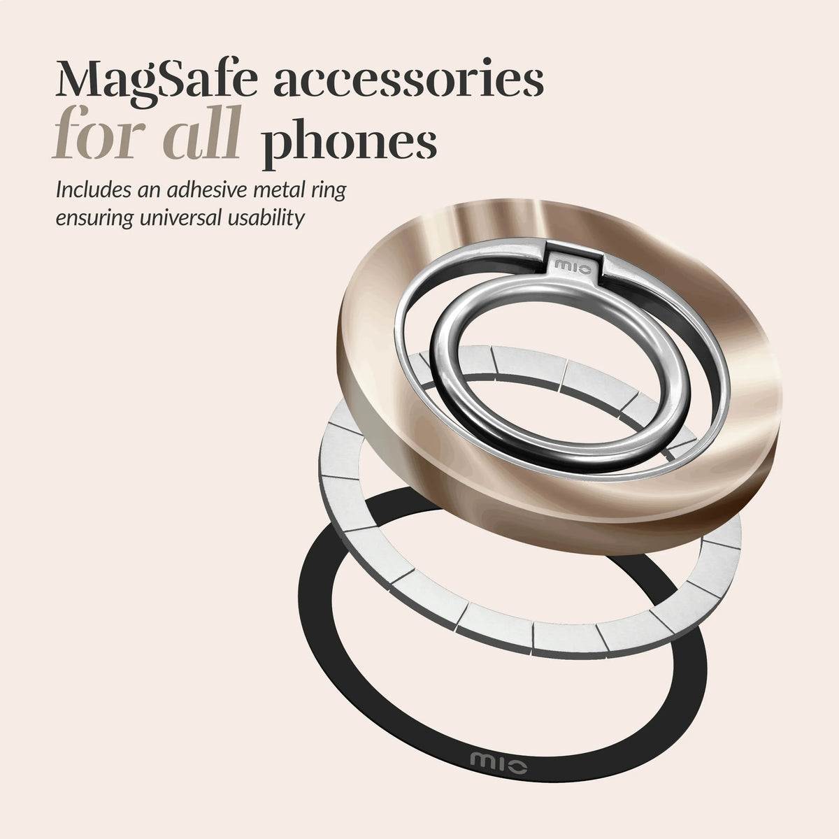 Mio By Mobilize Mio Silky Dreams Magsafe Compatible Ring Holder - Essentify