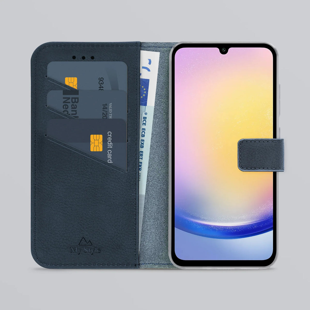 My Style Flex Wallet For Samsung Galaxy A25 5G Royal Blue - Essentify