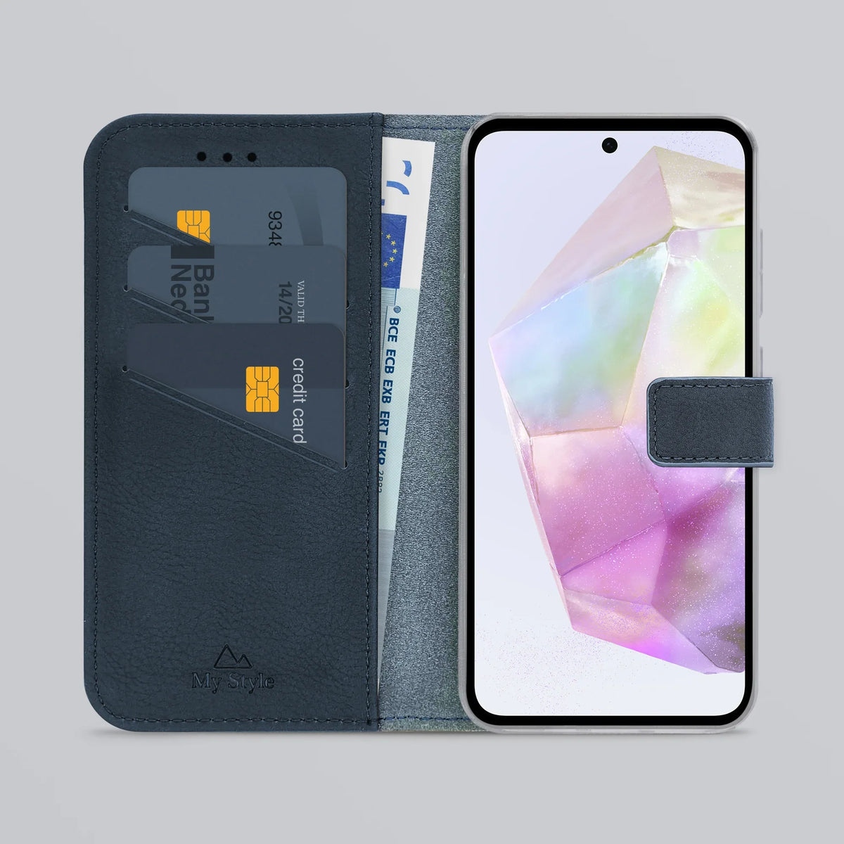 My Style Flex Wallet For Samsung Galaxy A35 5G Royal Blue - Essentify