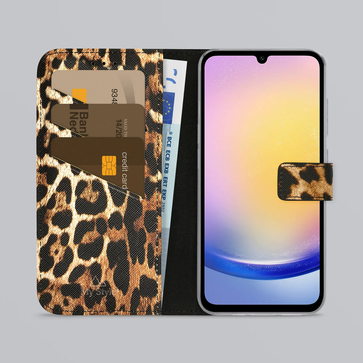 My Style Flex Wallet For Samsung Galaxy A25 5G Wild Leopard - Essentify