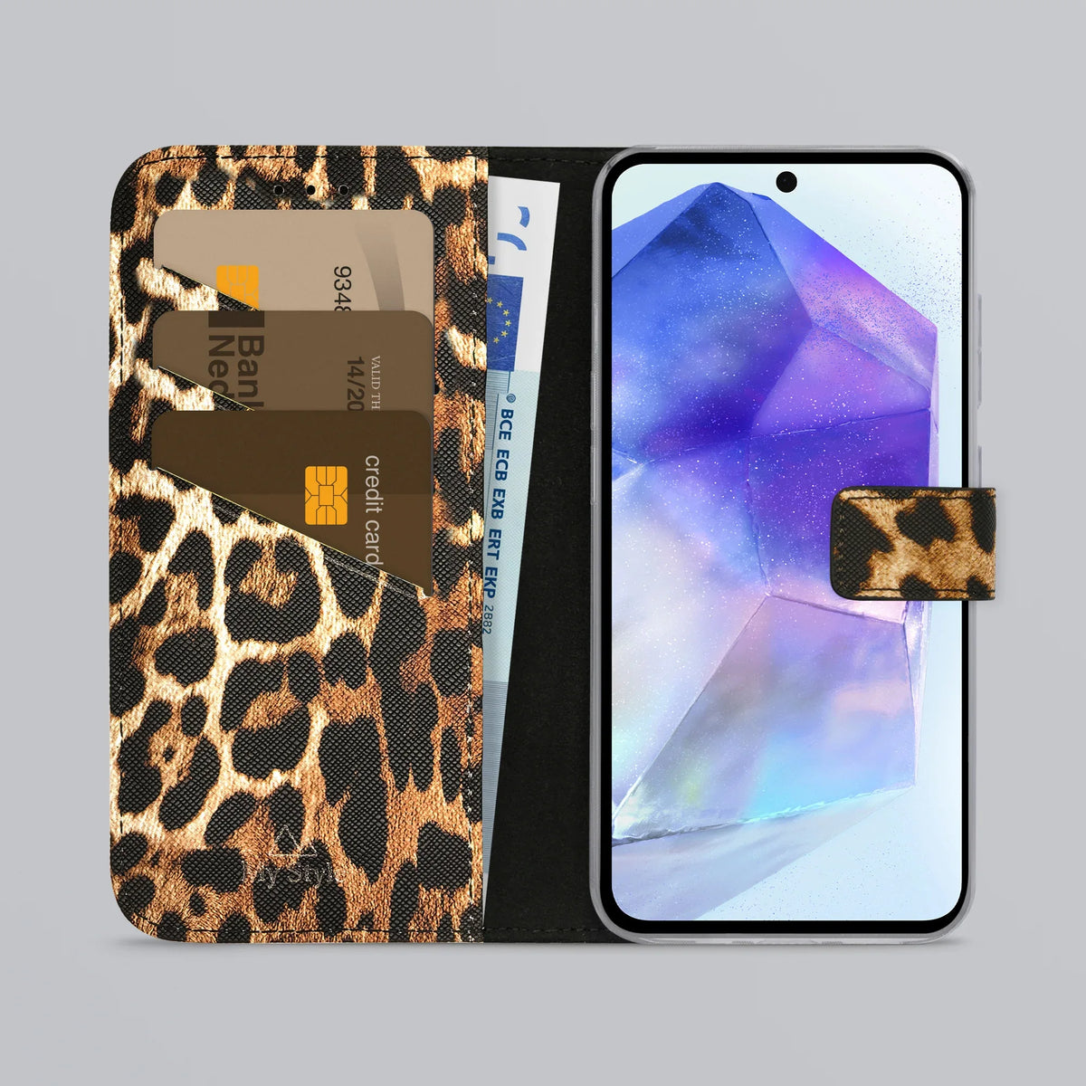 My Style Flex Wallet For Samsung Galaxy A55 5G Wild Leopard - Essentify
