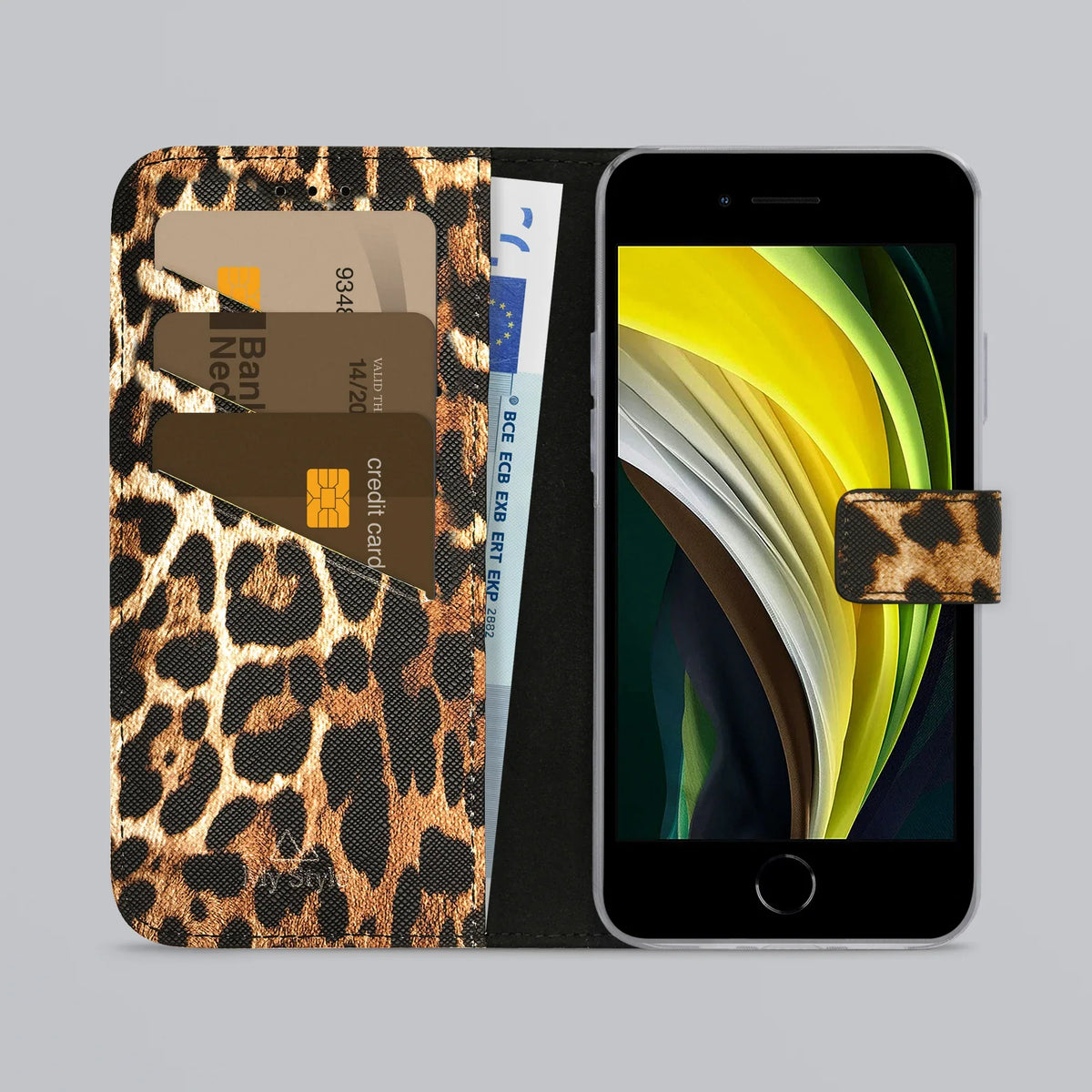 My Style Flex Wallet For Apple Iphone 6/6S/7/8/Se (2020/2022) Wild Leopard - Essentify