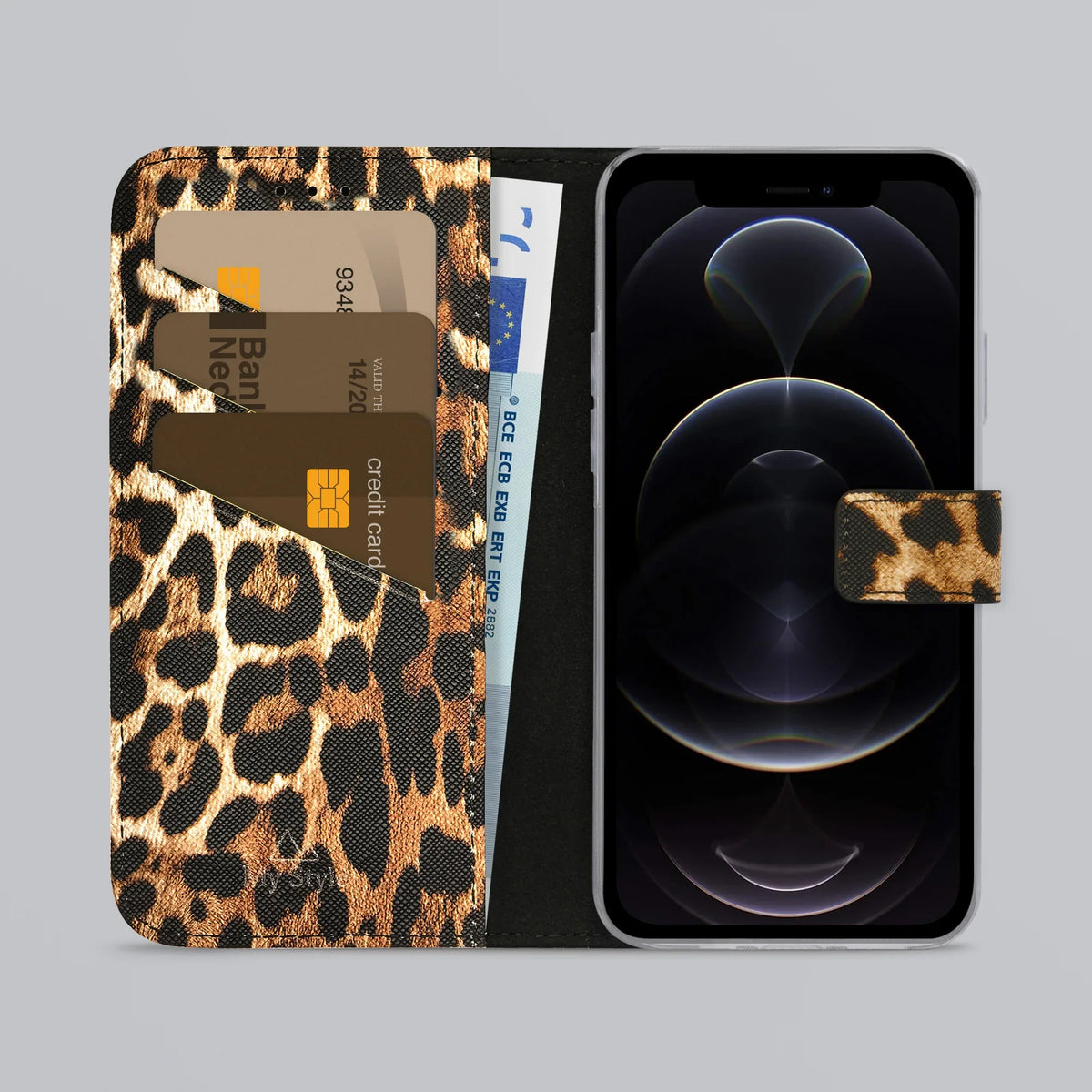 My Style Flex Wallet For Apple Iphone 12/12 Pro Wild Leopard - Essentify