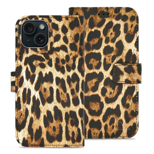 My Style Flex Wallet For Apple Iphone 13/14/15 Wild Leopard - Essentify