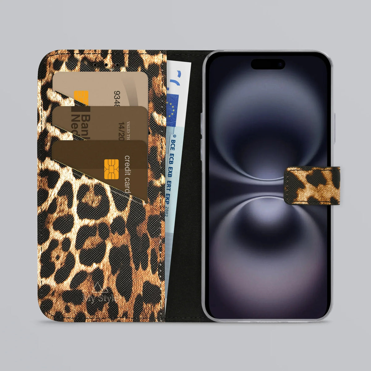 My Style Flex Wallet For Apple Iphone 16 Plus Wild Leopard - Essentify
