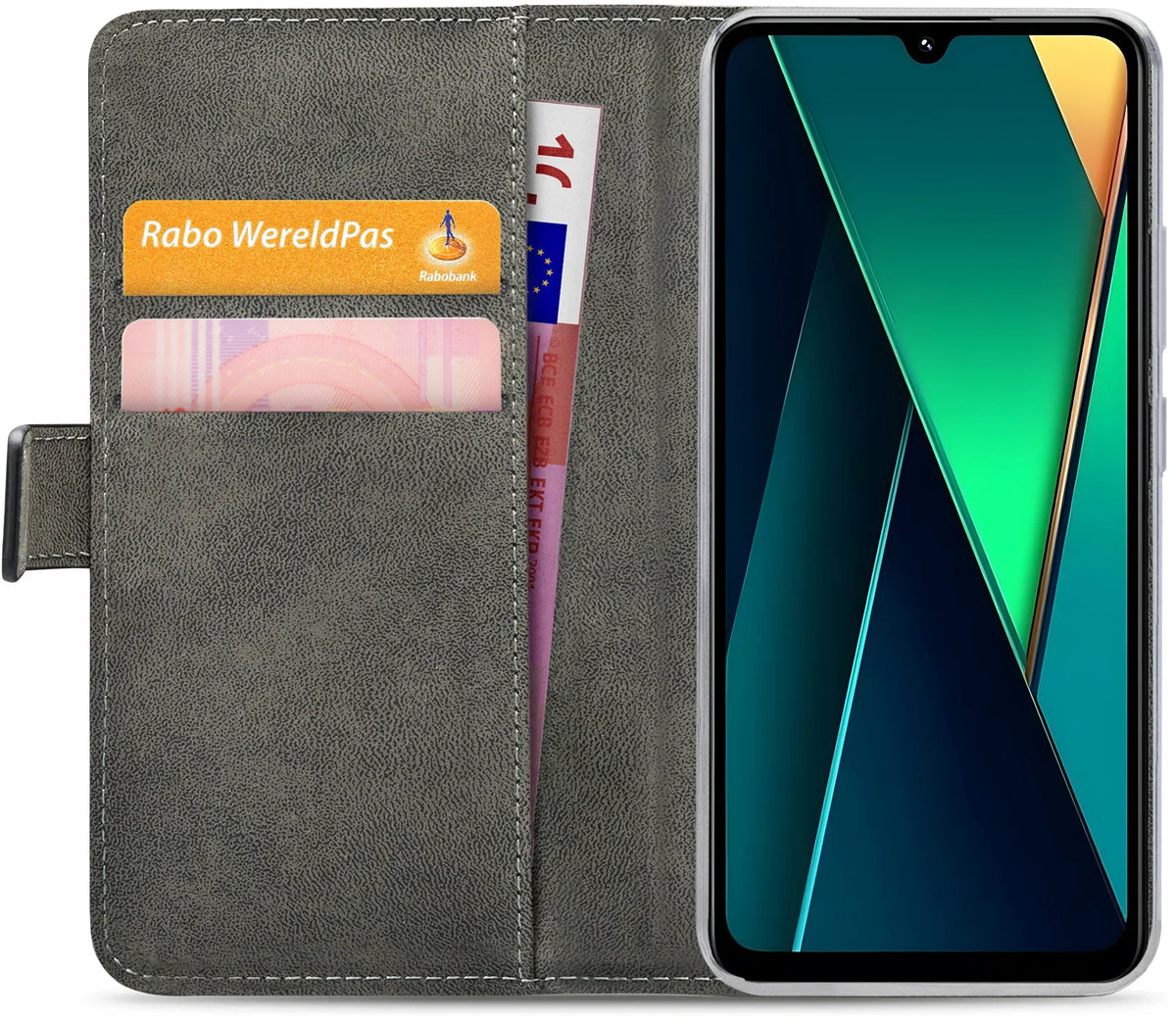 Mobilize Classic Gelly Wallet Book Case Motorola Moto G75 5G Black - Essentify